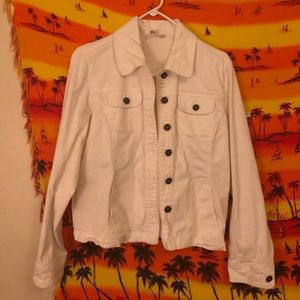 White Jean Jacket